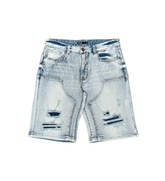 RHINESTONE DENIM SHORTS