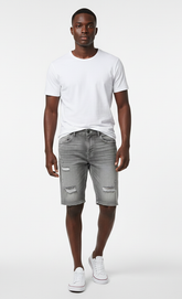 Core Ripped Shorts - Ice Grey