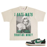 RICH SEX AND BIG CHECKS T-SHIRT TAN