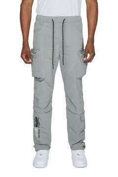 NLYON UTILITY PANTS - LIGHT GR