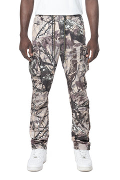 NLYON UTILITY PANTS - OLIVE H CAMO