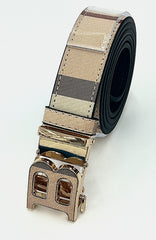 Belt - BEI/GLD - ADJUSTABLE