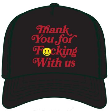 Thank You For F With Us Snpaback - BLACK