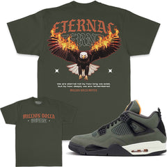 Eternal Eagle - Olive T-Shirts