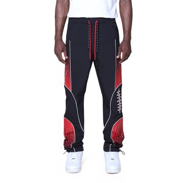 REPUBLIC COLORBLOCK WINDBREAKER PANT - RED