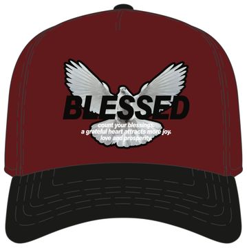 Blessed Dove Snapback - MAROON/BLK