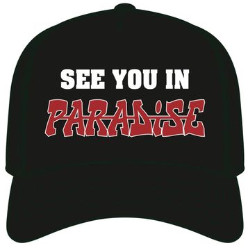 See You In Paradise Snapback - BLACK