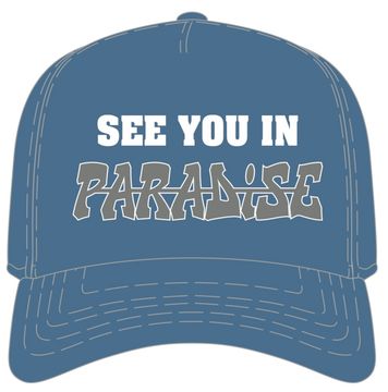 See You In Paradise Snapback - DUSTY BLUE