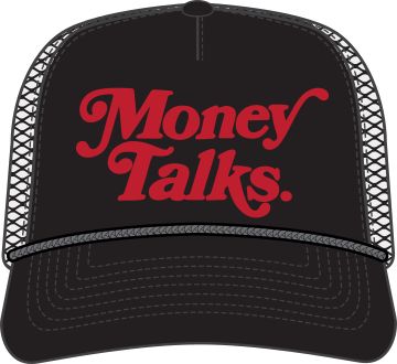 Money Talks. Trucker - BLACK
