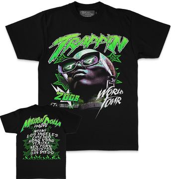 Trappin World Tour - Black T-Shirts