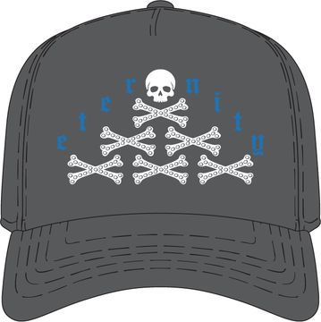 Eternity Rhinestone Snapback - DK. GREY