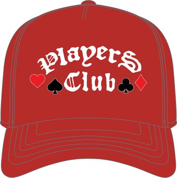 Players Club Snapback - RED