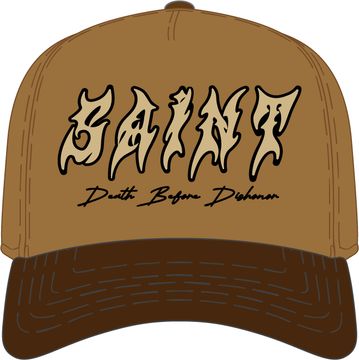 Saint Death Before Dishonor Snapback - TIM/BRN