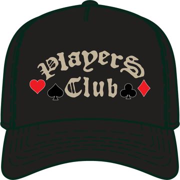 Players Club Snapback - BLACK