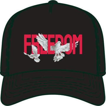 Freedom Dove Snapback - BLACK
