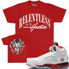 Relentless Hustle - Red T-Shirts