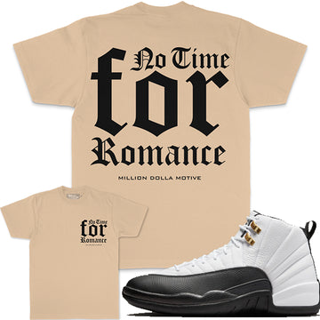 No Time for Romance - Khaki T-Shirts