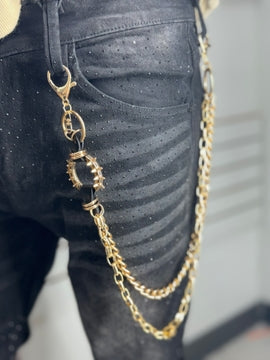 Drunz Gold.Spike.Chain