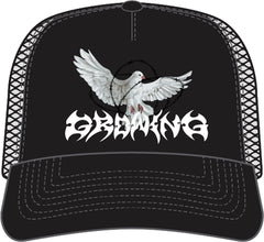 Growing Dove Trucker - BLACK