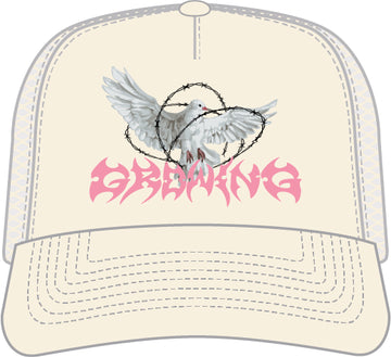 Growing Dove Trucker - IVORY
