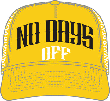 No Days Off Trucker - GOLD