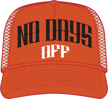 No Days Off Trucker - BT.ORANGE