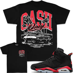Cash Only Car Infrared - Black T-Shirts