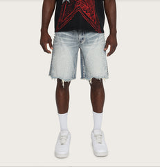 CHAOS ABYSS DENIM SHORT - CANAL BLUE