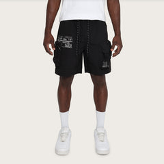 UTILITY CARGO SHORT - BLACK