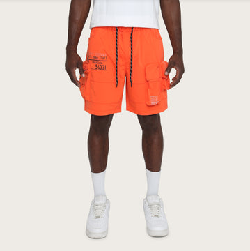 UTILITY CARGO SHORT - ORANGE