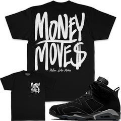 Money Moves - Black T-Shirts