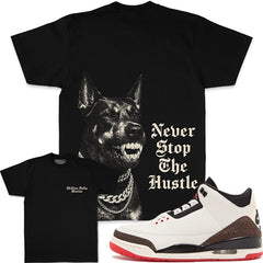Never Stop the Hustle - Black T-Shirts