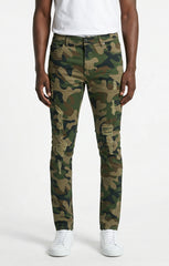 Core Ripped Jeans - Olive Camo (066)