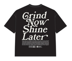DYS1-26T20, OVERSIZED T-SHIRT W. PUFF PRINT - BLACK
