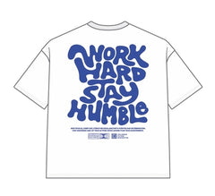 DYS1-26T23, OVERSIZED T-SHIRT W. PUFF PRINT - WHITE