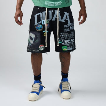 UFO BLACK SHORT - Black