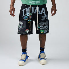 UFO BLACK SHORT - Black