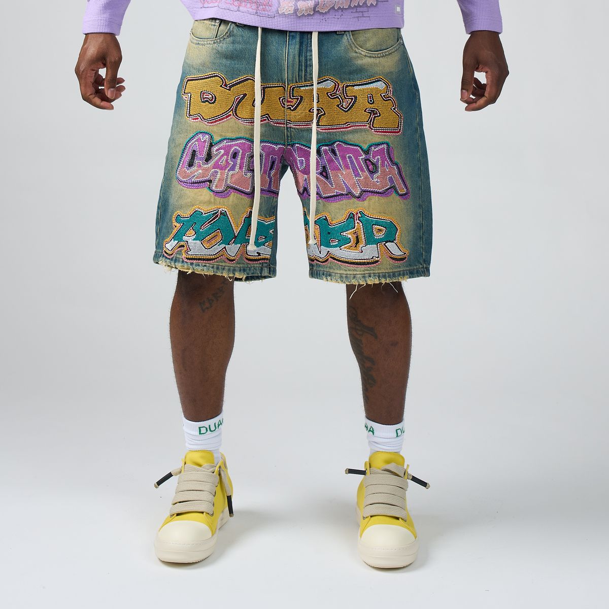 Wall blue short