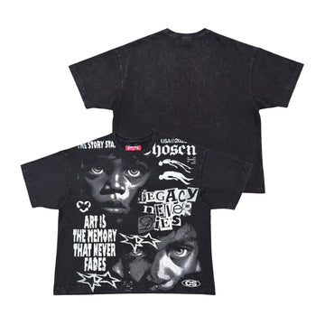 Oversized t-shirt 100% cotton 280 gsm - Black