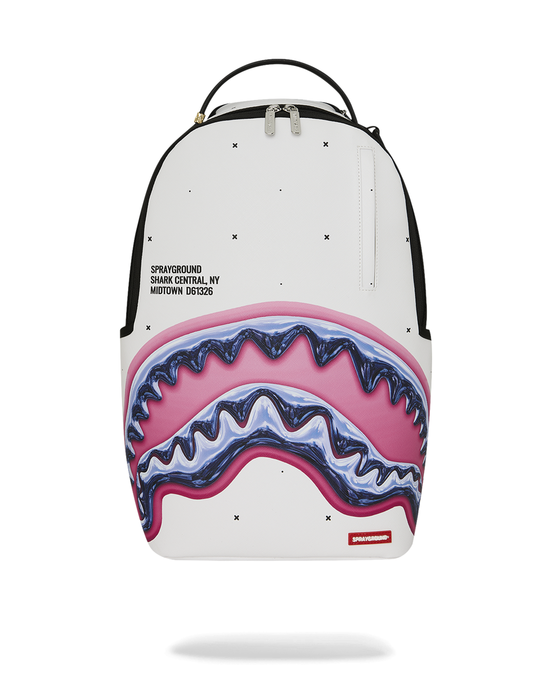 SHARK CENTRAL LIQUID CHROME BACKPACK