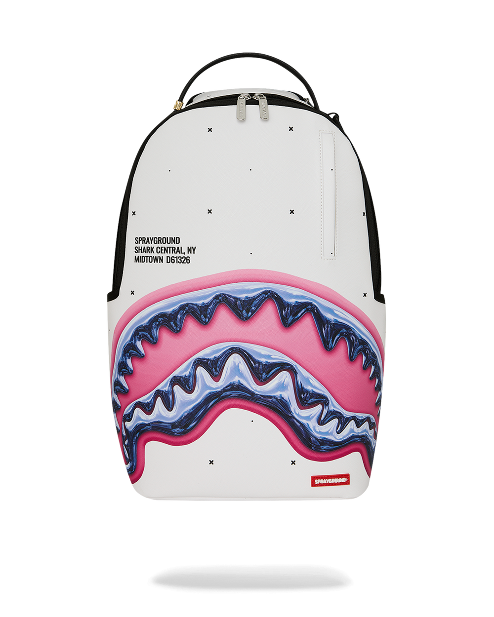 SHARK CENTRAL LIQUID CHROME BACKPACK