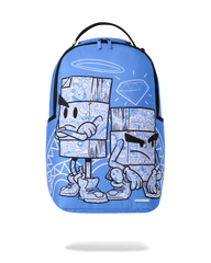MONEY BOYS COLOR BLOCK DOODLE BACKPACK
