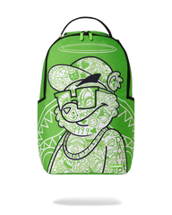 MONEY BEAR COLOR BLOCK DOODLE BACKPACK