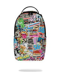 PUNK STICKER SHARK BACKPACK
