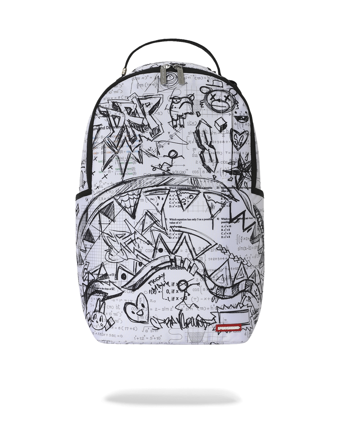 DOODLES OVER MATH HOMEWORK BACKPACK