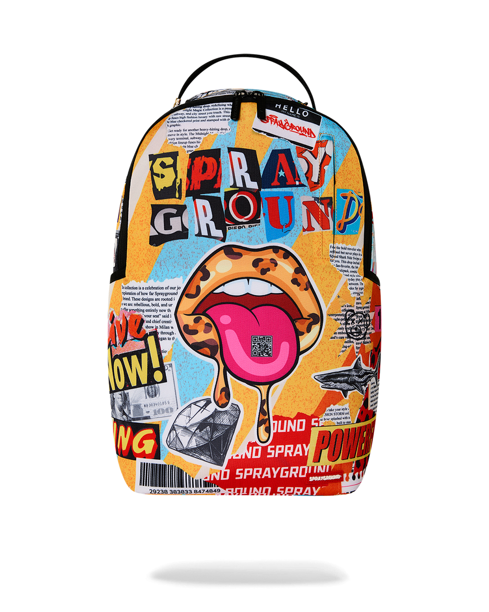 LIPS MAGAZINE COLLAGE BACKPACK