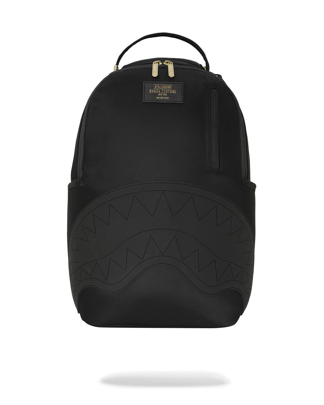 SHARK CENTRAL GOLD LETTERING BACKPACK
