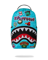 EMBELLISHED FLEECE MONSTER BACKPACK