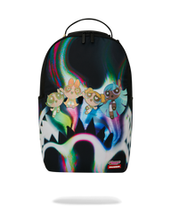 POWERPUFF GIRLS RAINBOW HOLO SHARK BACKPACK