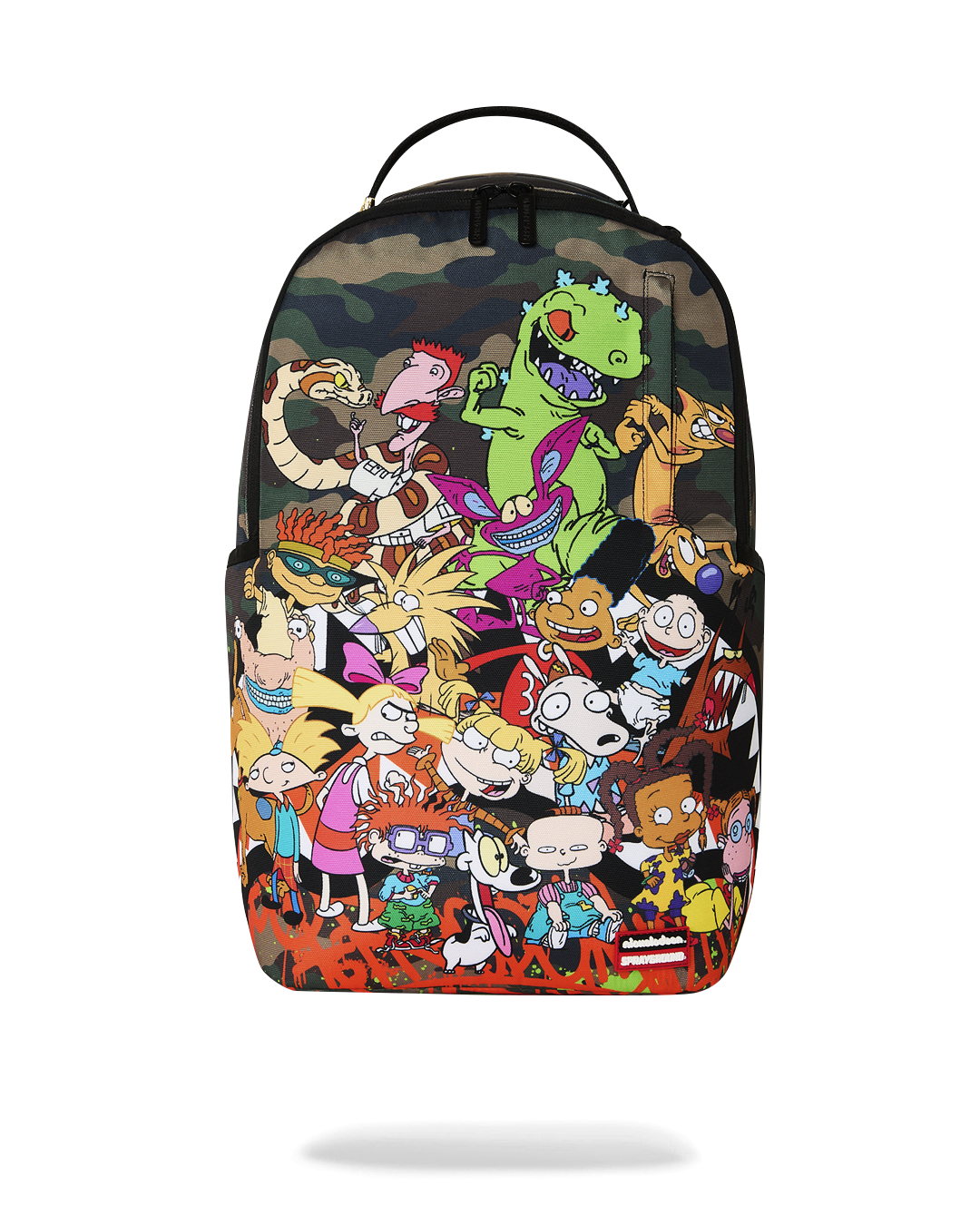 90'S NICK CAMO WITH GRAFFITI BACKPACK